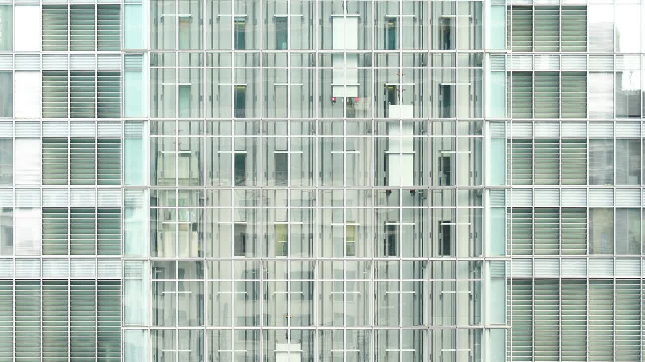 4K video footage of a Busy elevator and movement