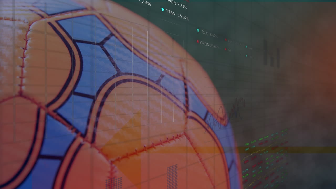 animación del procesamiento de datos sobre el fútbol