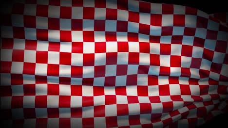 animation checkered race is waving seamless loop. check flag wavy silk fabric fluttering. realistic 4k racing flags, seamless looped waving background. open-wheel single-seater racing car car motor sport.