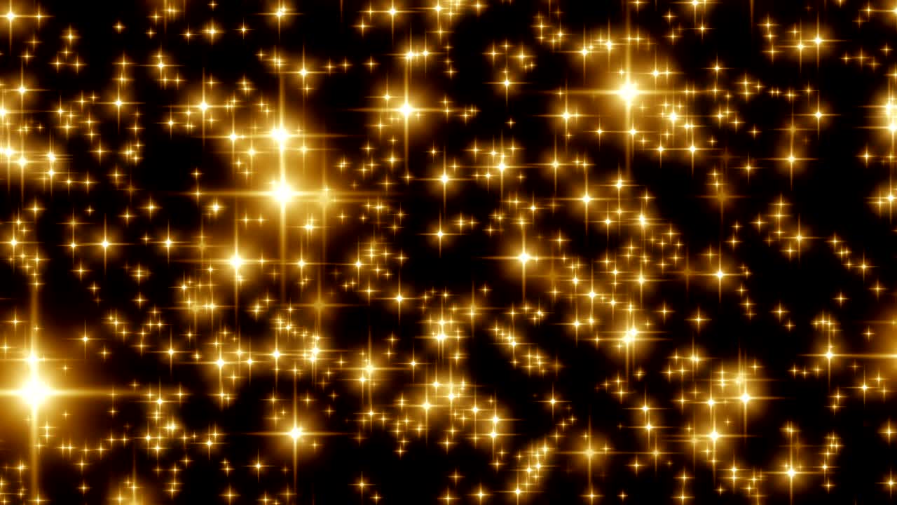 bucle de fondo de partículas de estrellas brillantes