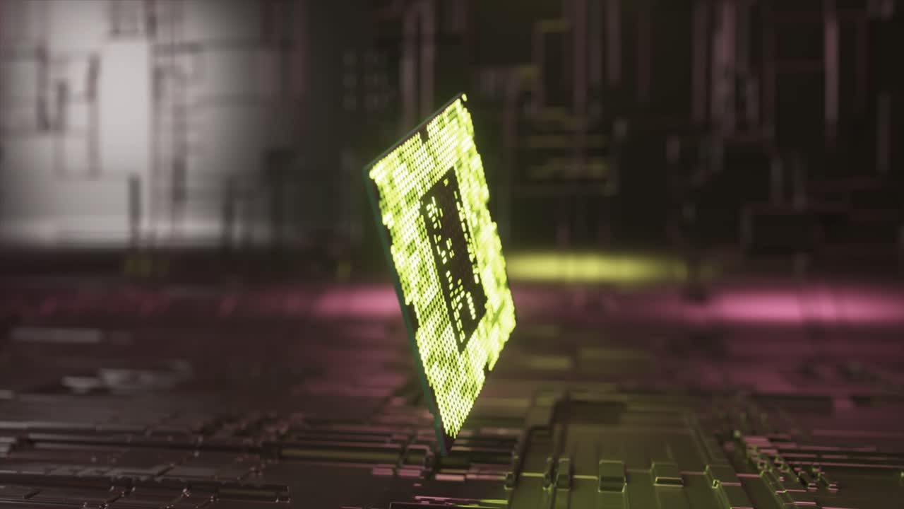 High-Tech Processor Visualization