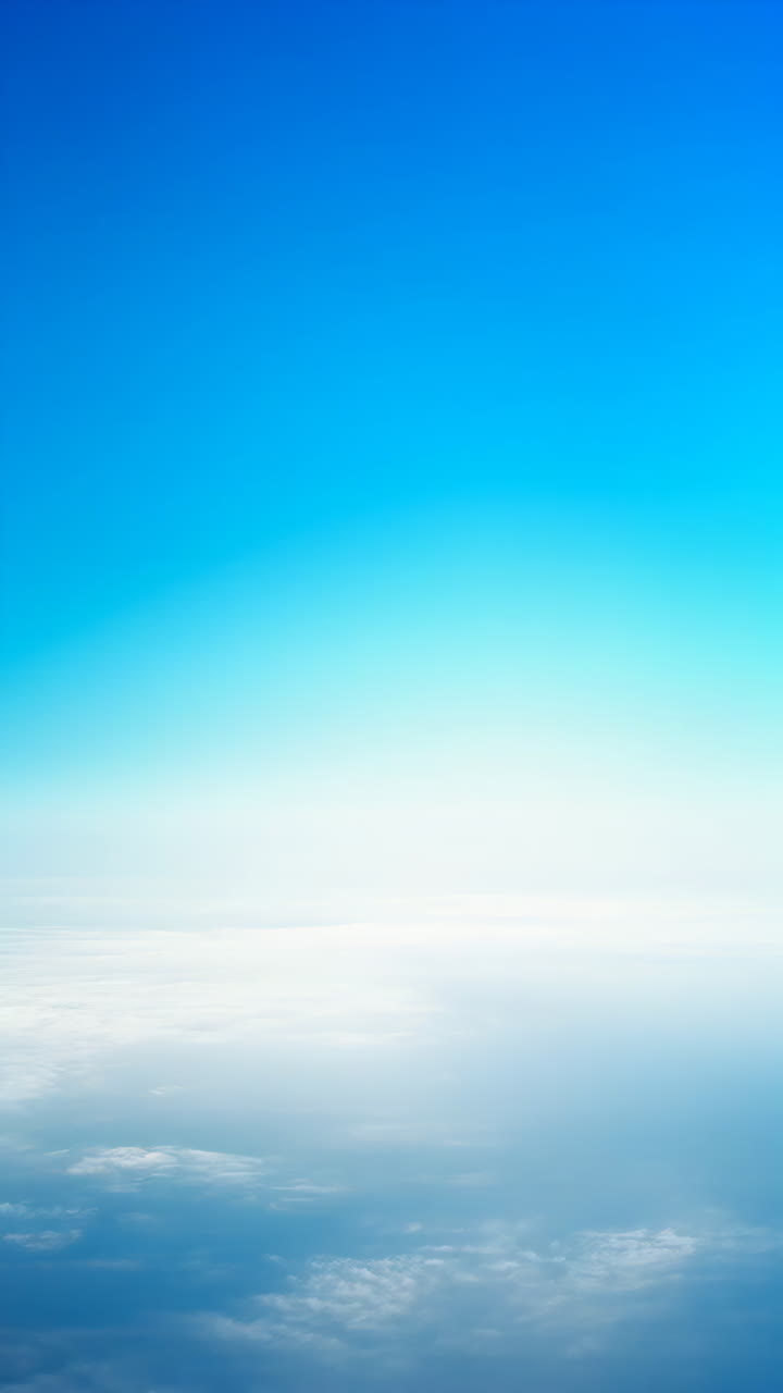 Blue Sky and Clouds Above