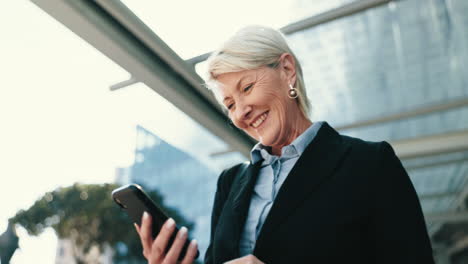 funny, business and senior woman