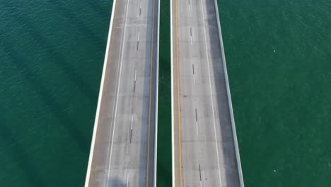 aerial view of the sunshine bridge in tampa, florida