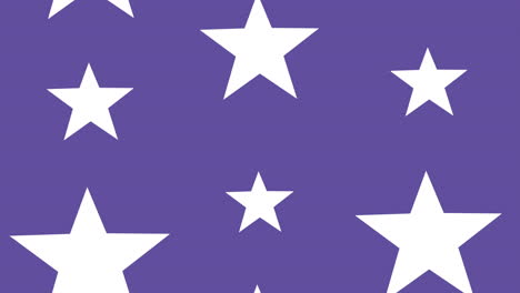 stars pattern in purple background