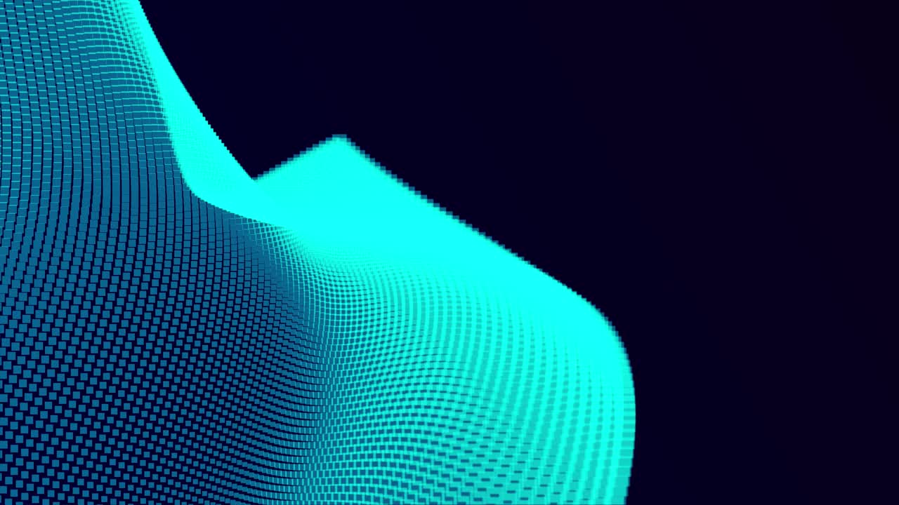 4k Beautiful Waving Lines Background