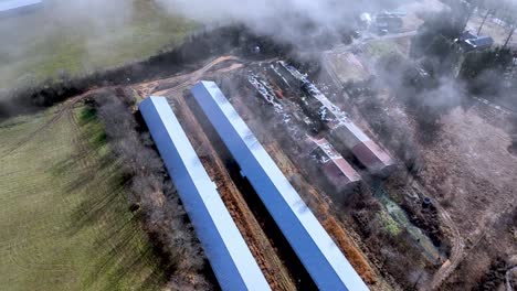 aerial-over-chicken-farm-in-wilkes-county-nc,-north-carolina