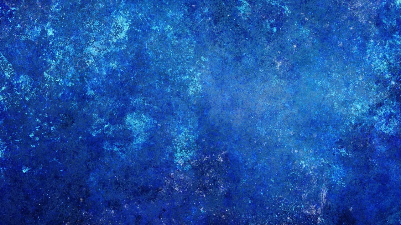 Animación de fondo con textura azul grunge vibrante y rayada, en bucle; superficie industrial colorida y dañada.
