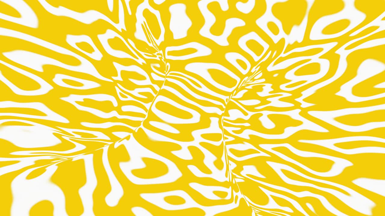 3D render of rotation of torus shape with surface displacement yellow image map