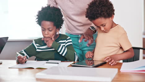 children, parent and online education for math