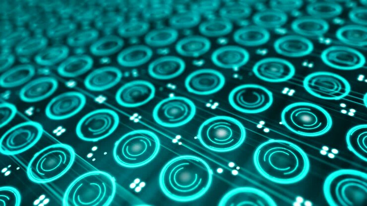 Abstrakt futuristisk teknologimønster