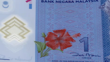 malaysian ringgit banknote with green screen background