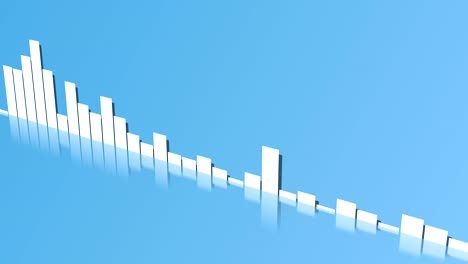 espectro visualizador de fondo de audio vj aspecto elegante moderno con reflejo azul