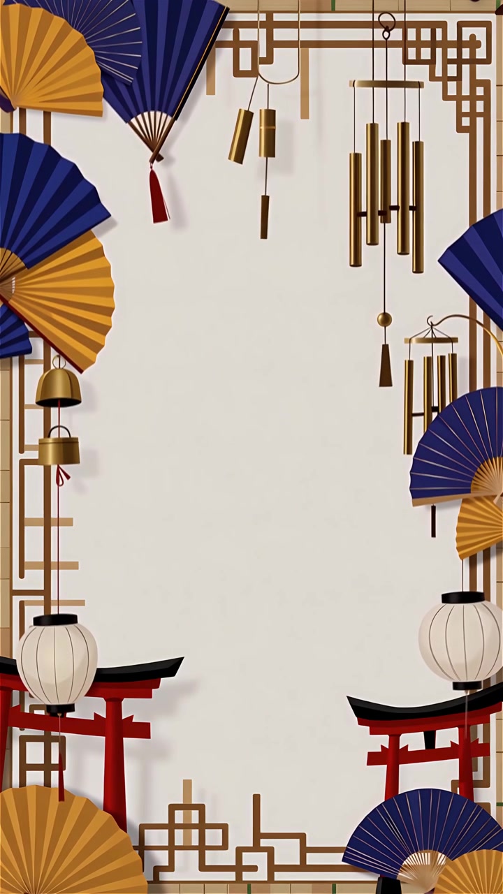 Sfondo Animato Cultura Giapponese 4K