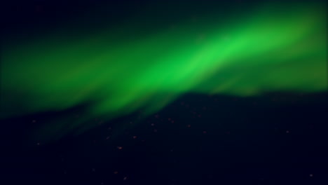 captivating green northern lights illuminate the night sky