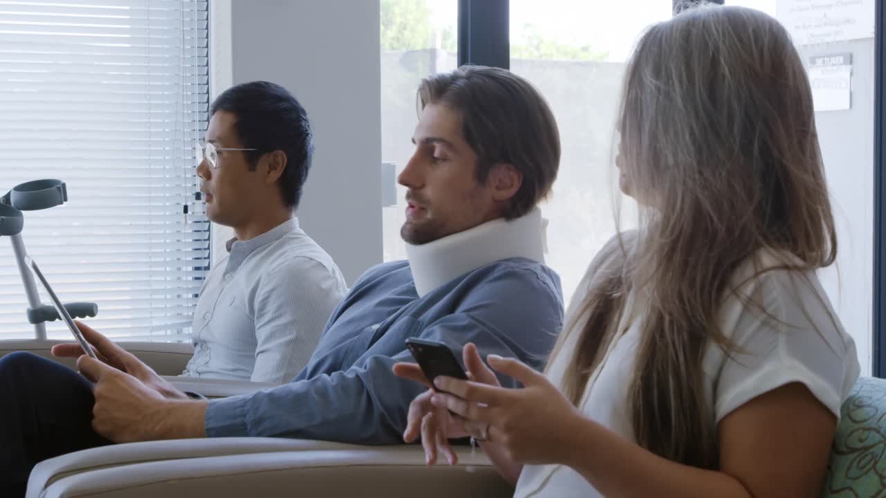 profesional médico en el trabajo