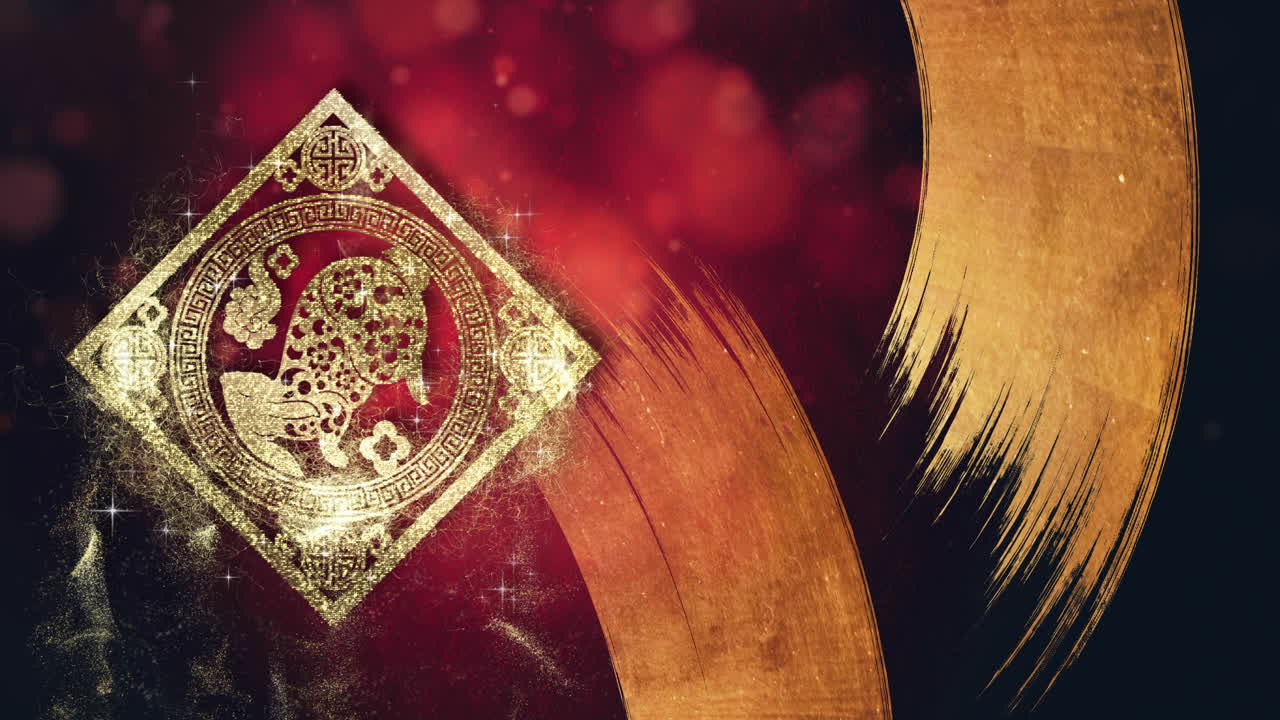 formato vertical: año nuevo chino, año del conejo 2023, también conocido como el festival de primavera con la decoración de fondo del signo del conejo astrológico chino-2