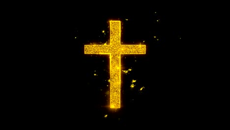 christian cross animation