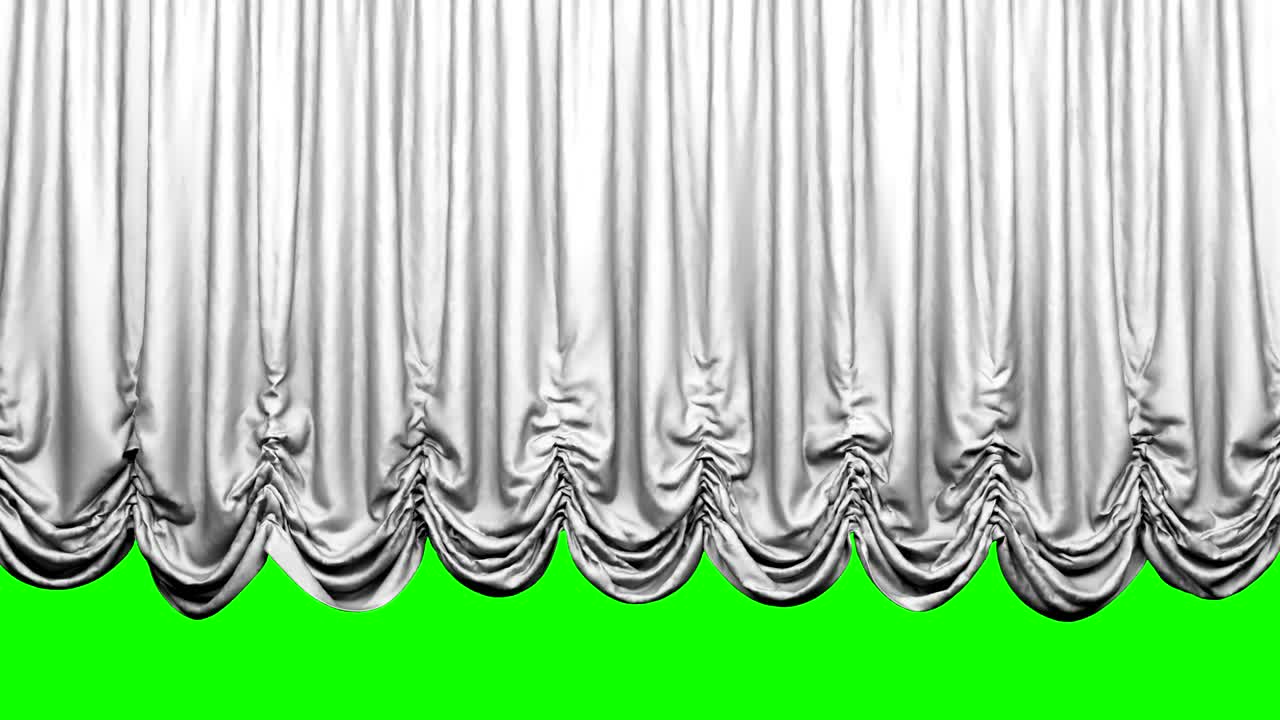 색 오스트리아 극장 무대 커튼이 올라와 내려갑니다.