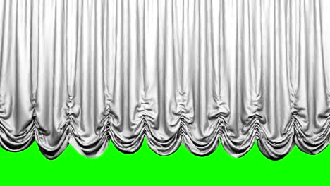 wersje: white austrian theater stage curtain go up and down.