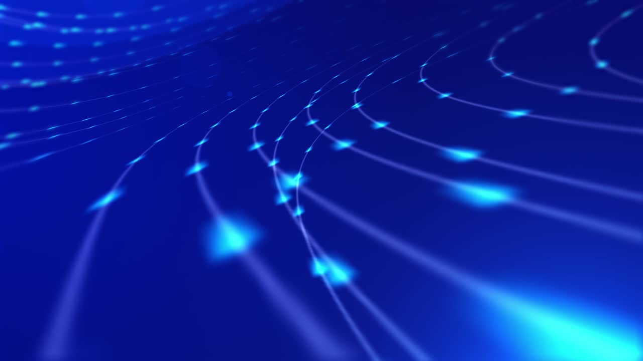 Blue electric light beam system