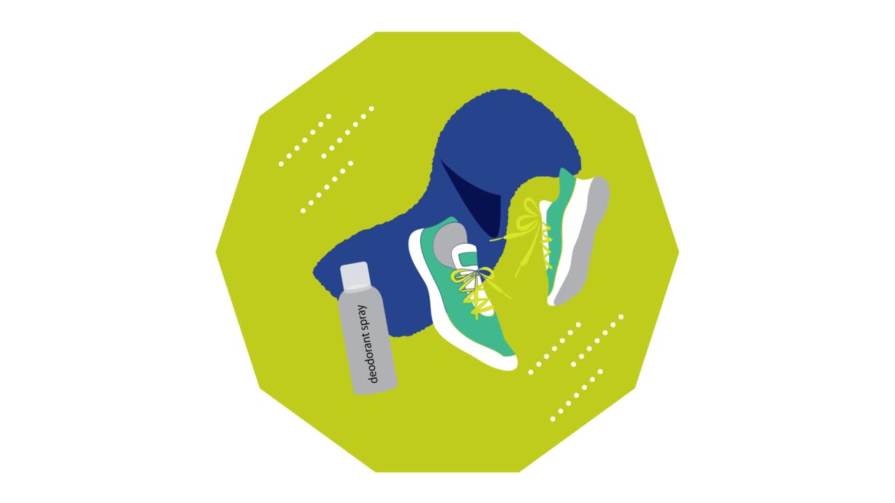 이것은 조 및 달리기 아이템 루프 가능한 애니메이션 비디오입니다.