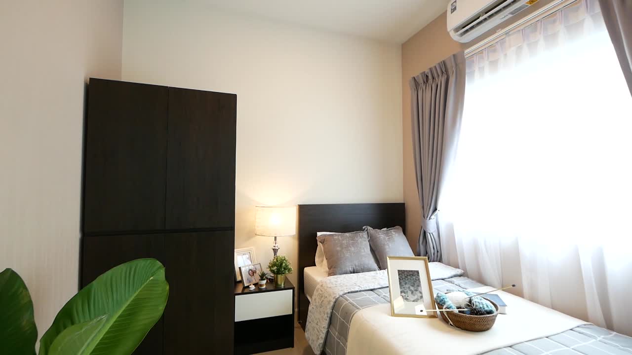 hermosa idea de decoración de dormitorio de una cama individual y hogar