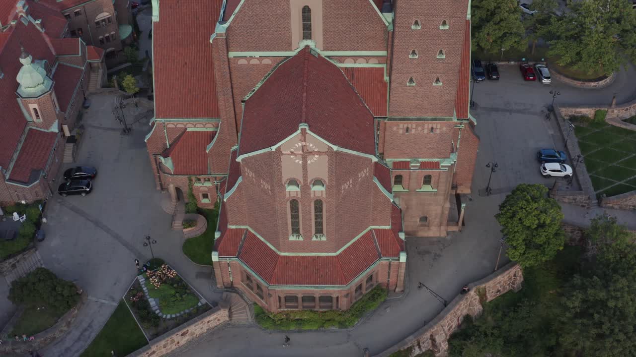 Engelbrektskyrkan in &Ouml;stermalm, Stockholm, Sweden during evening