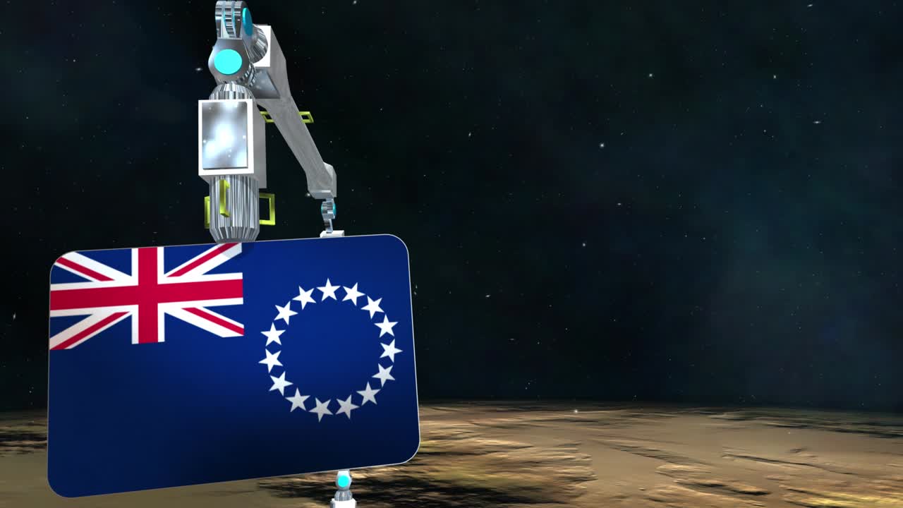 섬의 발판이 지구에서 발굴되었습니다.