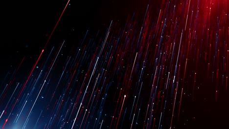 particles blue red event game trailer titles cinematic concert stage background loop