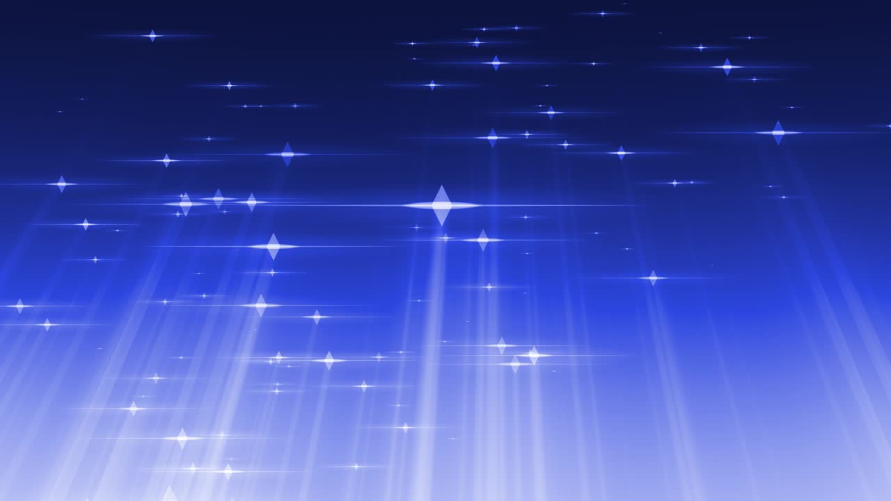 배경 루프, 입자, 빛의 광선으로 별