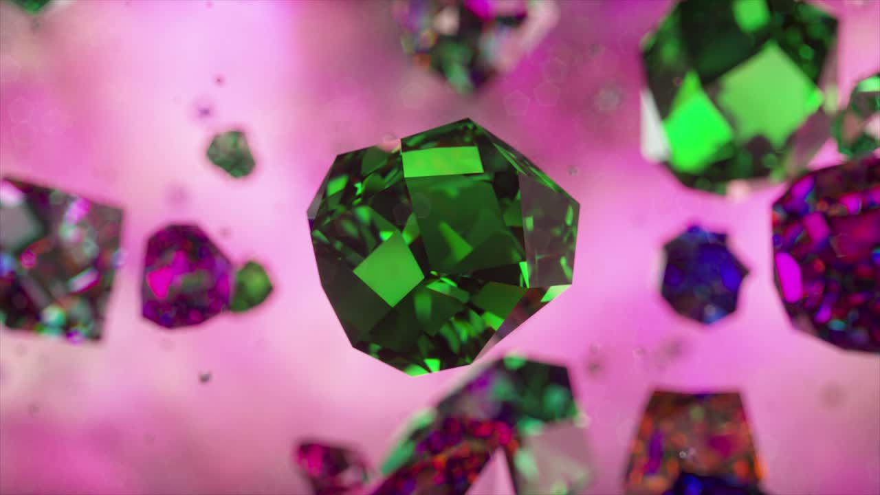 에메랄드 및 보석 전시