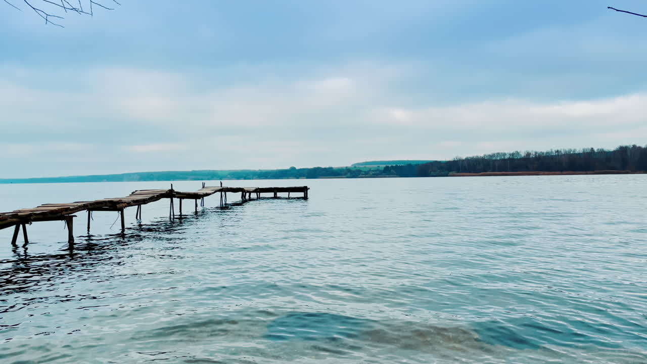 Tranquil Lakeside Pier