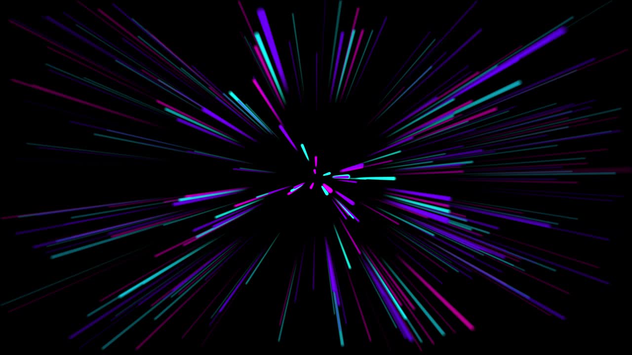 추상적인 애니메이션 원형 기하학적 배경