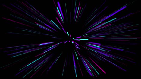 fondo geométrico circular animado abstracto