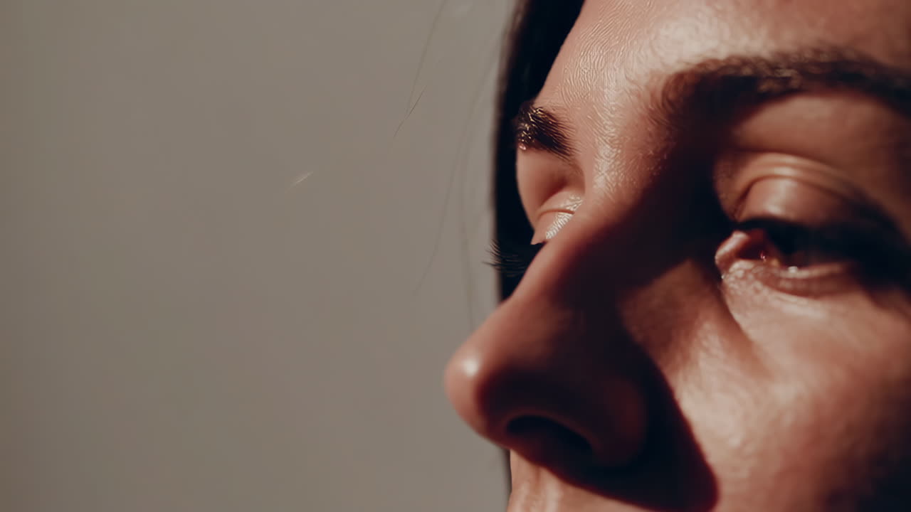 primer plano de la cara de una mujer