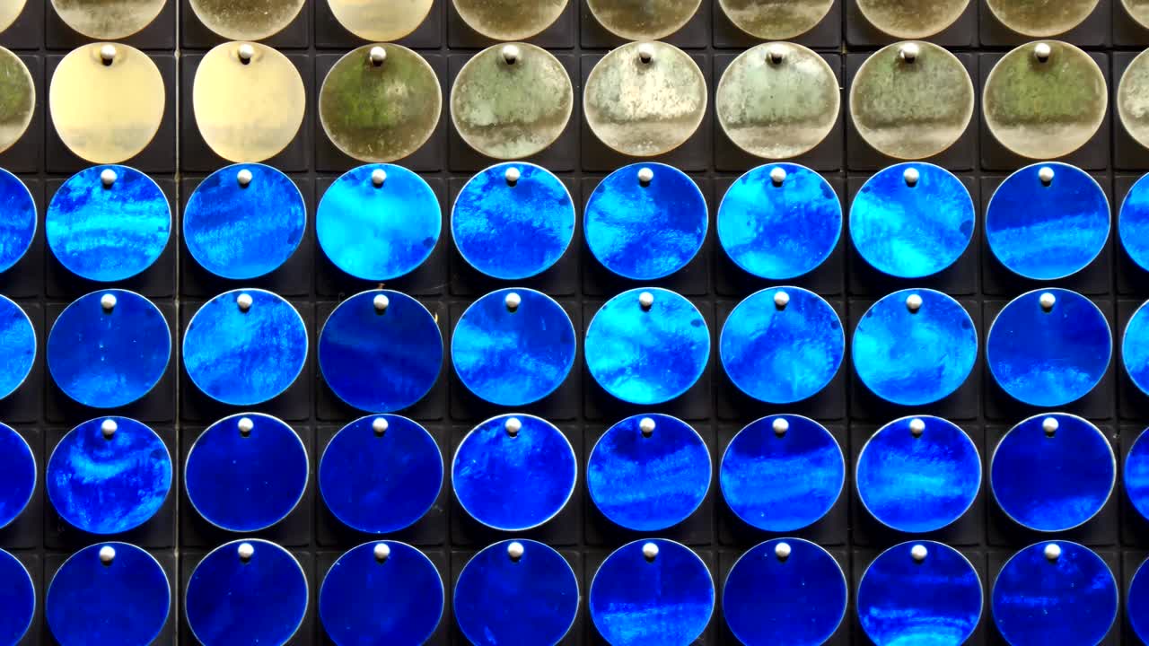 abstracto muchos círculos azules fondo de pañuelo