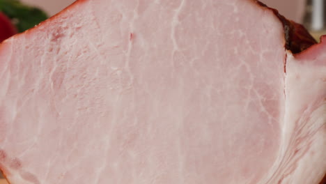 sliced smoked ham