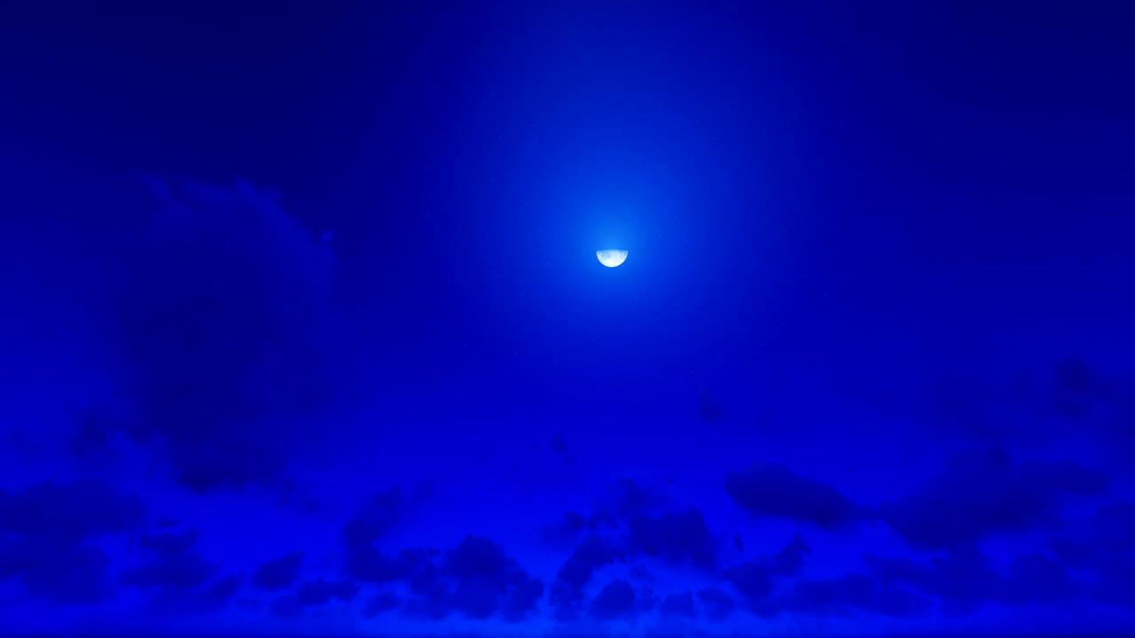 타임스: 밤부터 낮까지, 별이 가득한 하늘에서 보름달부터 오후까지, 4k