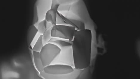 Broken mannequin head shells in xray