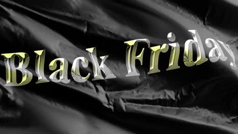 black friday messages, flag animations, flag videos marked with black friday animated messages, 3d 4k.