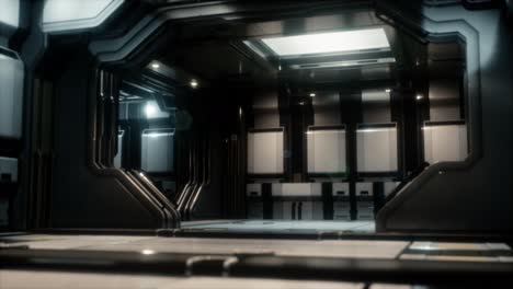 túnel de ciencia ficción o corredor de naves espaciales