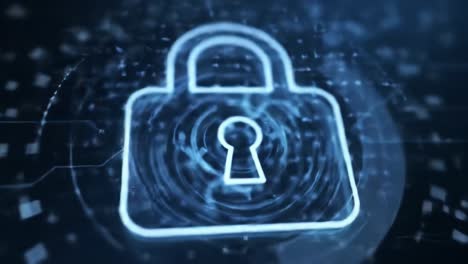 digital lock icon
