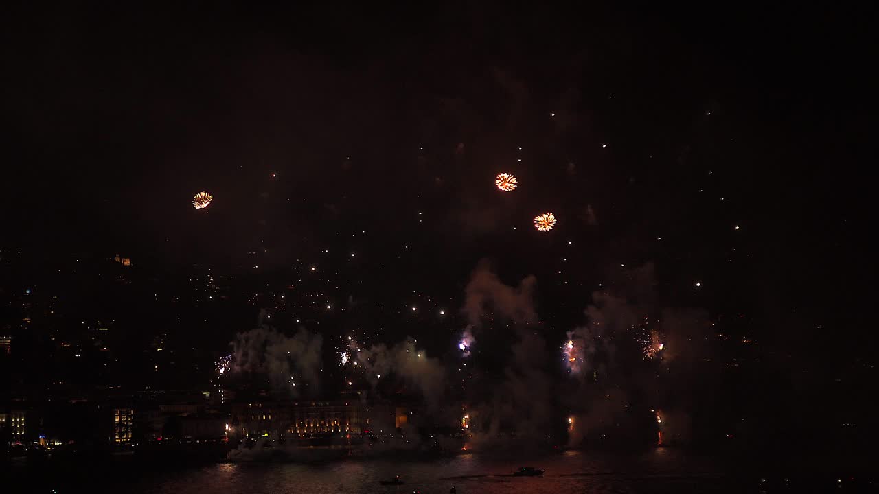 7월 4일 불꽃놀이 배경