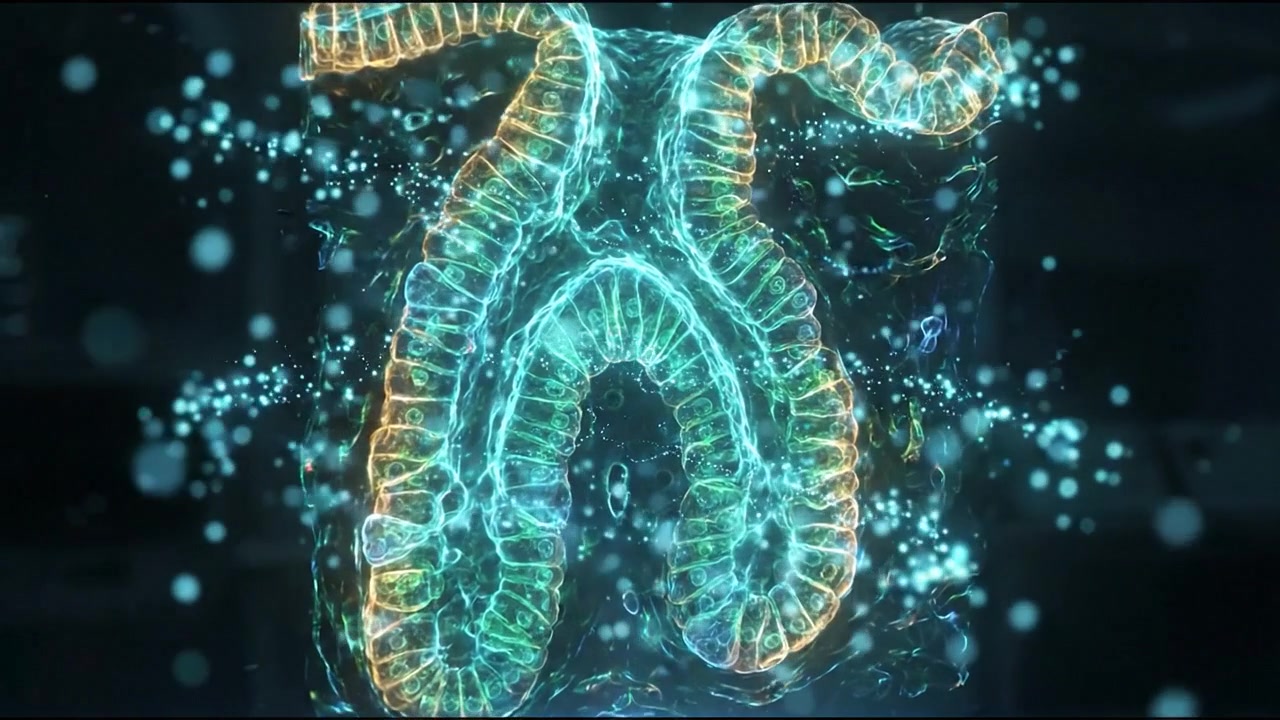 3D Medical Animation of Human Intestinal Villi Structure