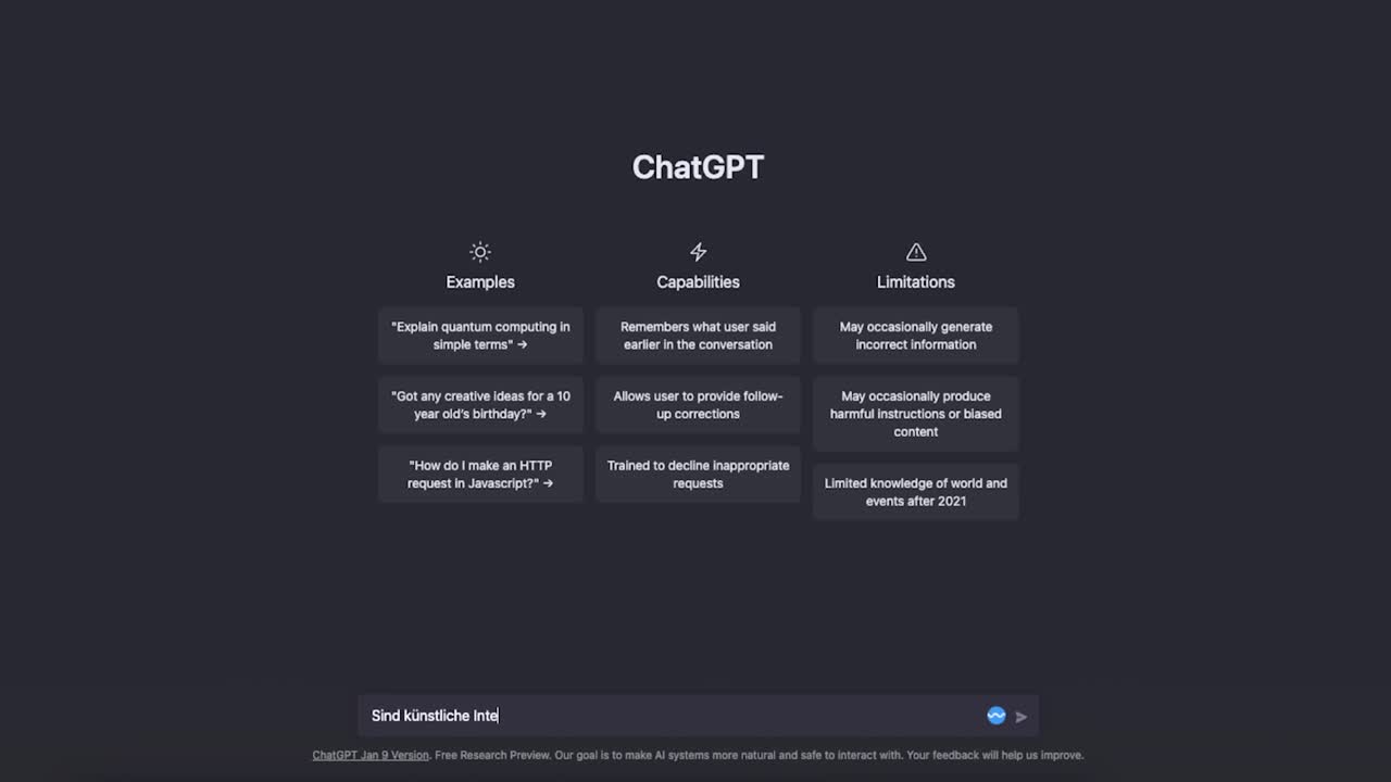 escribir consulta en la pantalla de chatgpt predeterminada