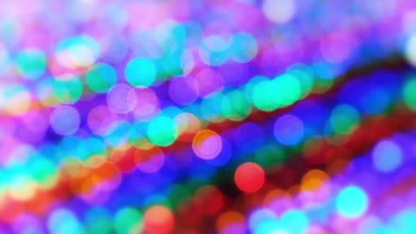 abstract circle bokeh light pattern shining colorful moving, christmas and happy new year festive concept background 4k footage