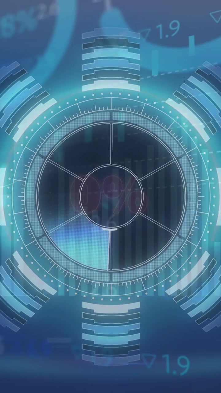 Animation of financial data processing over scope scanning