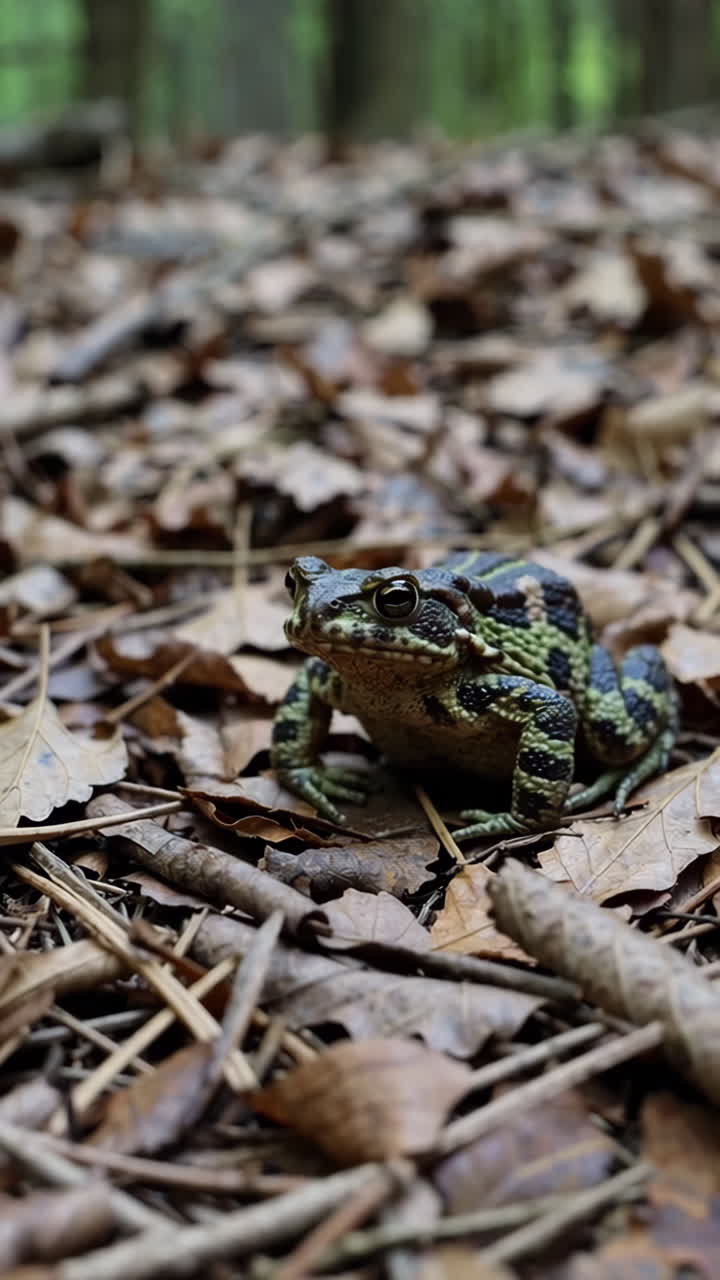Лягушка в лесу