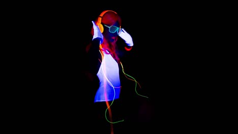 uv glowing woman 50